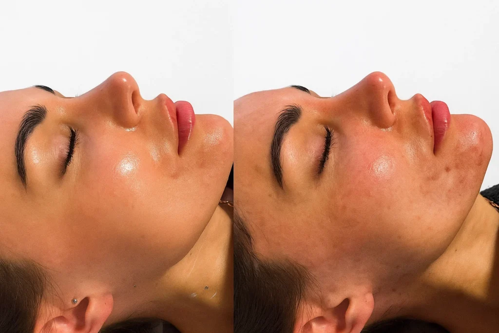 BB Glow skin tone results